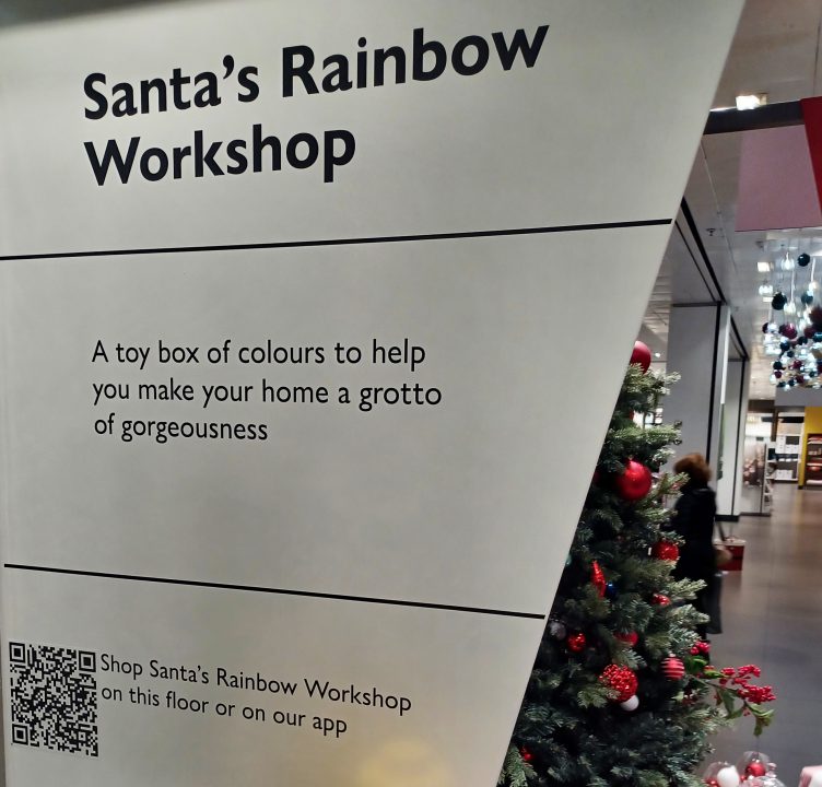 Santa's rainbow workshop